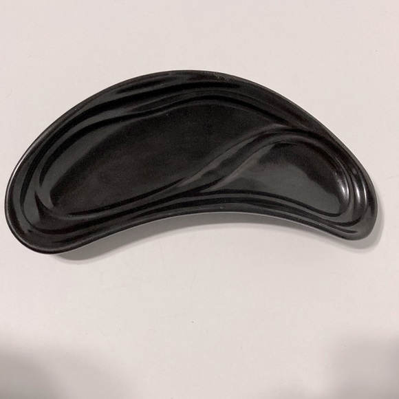 Nambe Earth Metallic Sunset Olive Plate Smooth Stoneware 8.5" x 3.25" x 1" - Picture 8 of 9